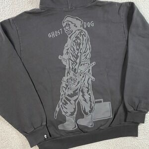 Warren Lotas Hoodie size Medium Ghost Dog Samurai Life‎ Eyes Skeleton NEW NWT